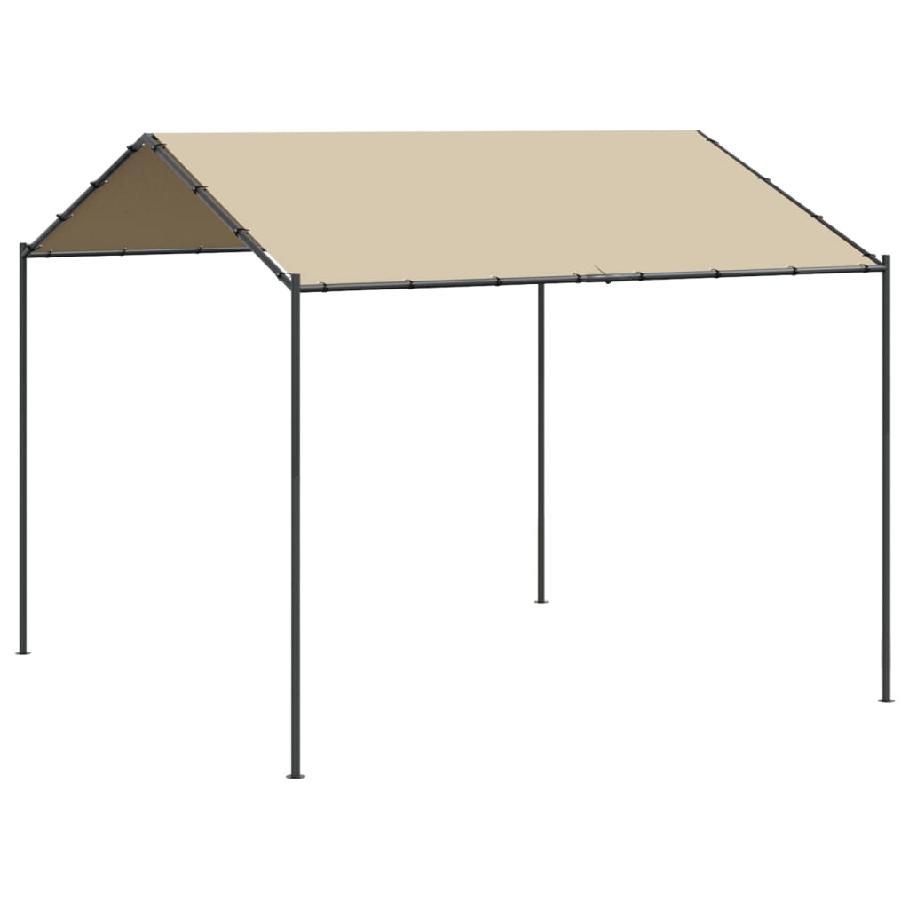 Carpa Acero Y Tela Beige 3X3 M