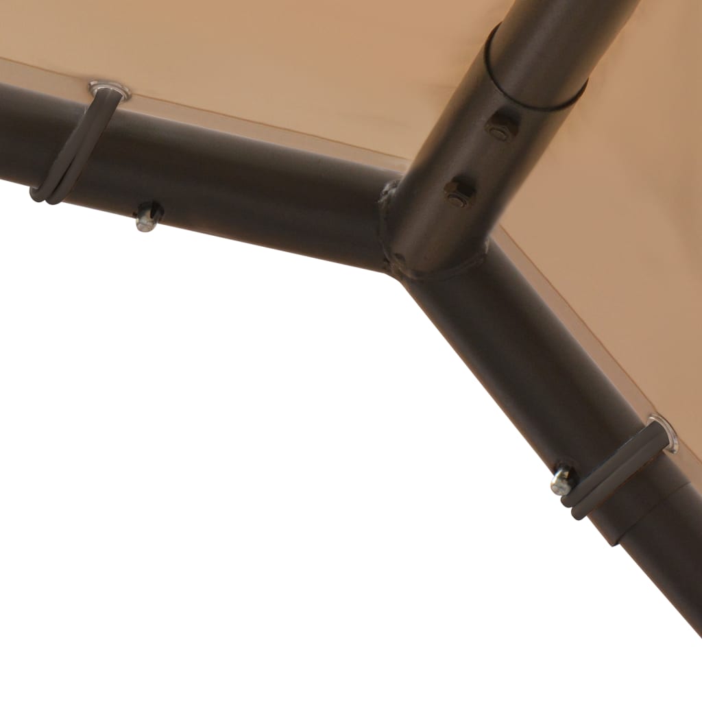Carpa Acero Y Tela Beige 3X3 M