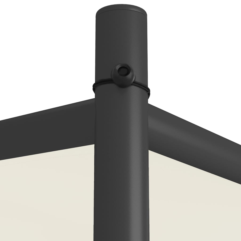 Cenador Acero Y Tela Blanco 3X3M 180 G/M²