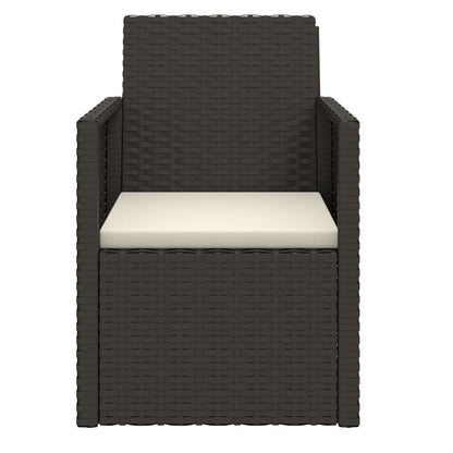 Silla De Jardín Con Cojín Ratán Sintético