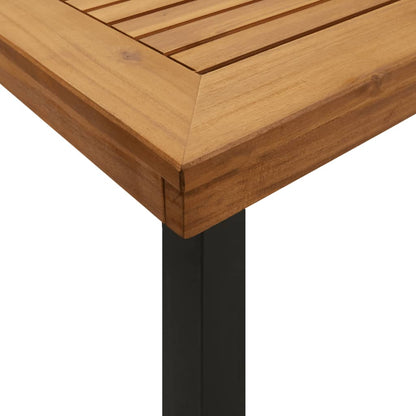 Mesa De Jardín Madera Maciza De Acacia