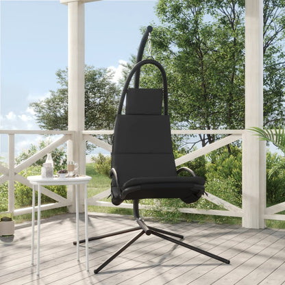 Silla Colgante Jardín Con Cojín Acero Y Tela Oxford