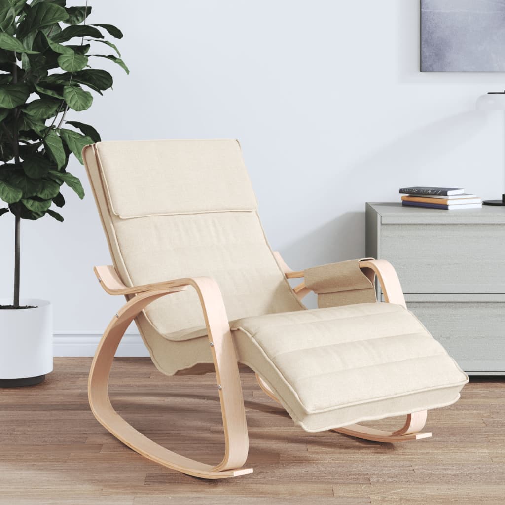 Silla Mecedora De Tela