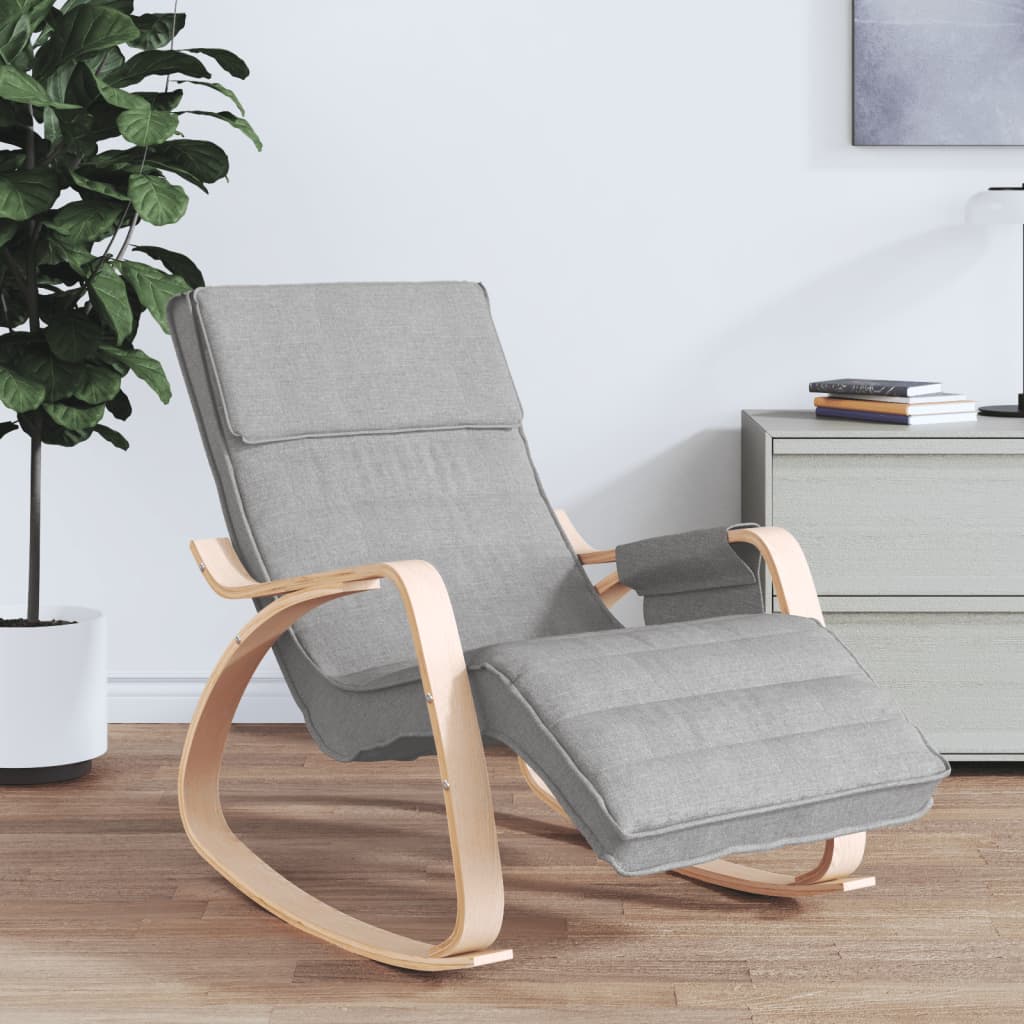Silla Mecedora De Tela