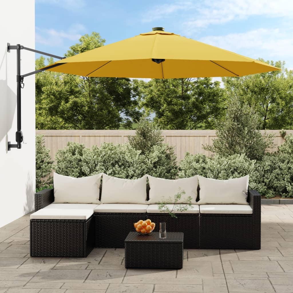 Sombrilla De Pared Brillante 290 Cm