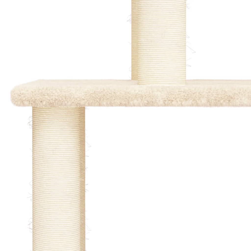 Rascador Para Gatos Con Postes De Sisal Color 183 Cm