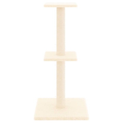 Rascador Para Gatos Con Postes De Sisal Color 73 Cm