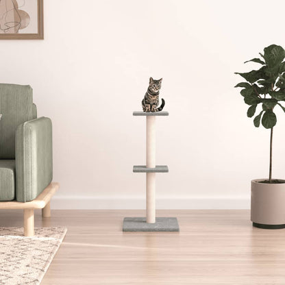 Rascador Para Gatos Con Postes De Sisal Color 73 Cm