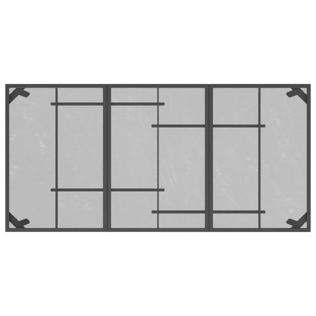 Mesa De Jardín Malla De Acero Gris Antracita