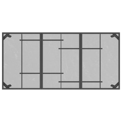 Mesa De Jardín Malla De Acero Gris Antracita
