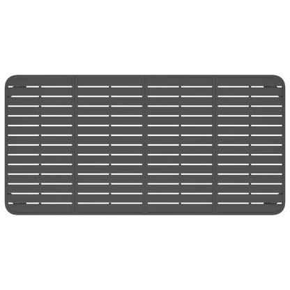 Mesa De Jardín Acero Gris Antracita