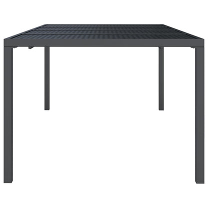 Mesa De Jardín De Acero Gris Antracita