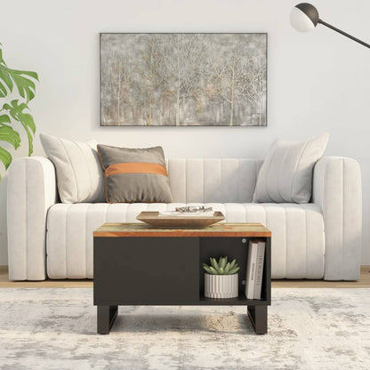 Mesa De Centro De Madera Maciza Reciclada