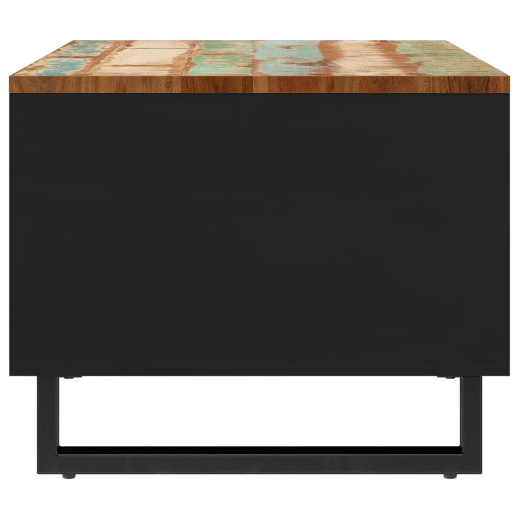 Mesa De Centro De Madera Maciza Reciclada 60X50X40 Cm