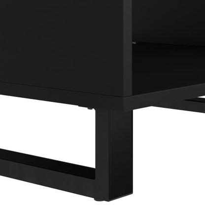 Mesa De Centro De Madera Maciza Reciclada 60X50X40 Cm