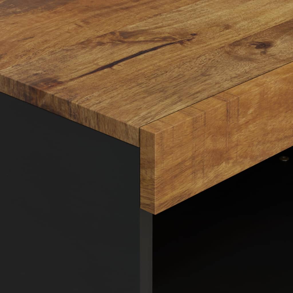 Mueble De Tv Madera Maciza De Mango 60X33X43,5 Cm
