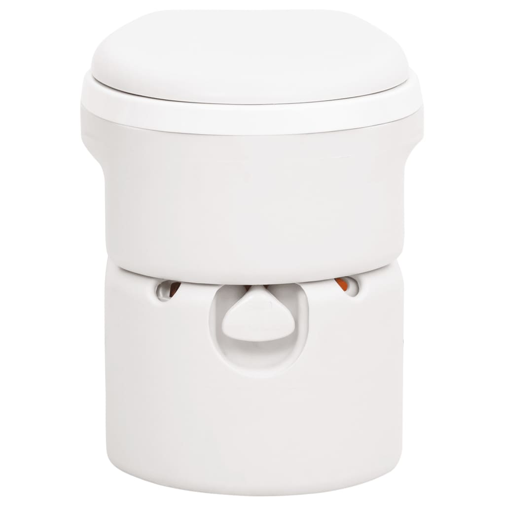 Inodoro De Camping Integrado Hdpe Y Pp Blanco 24+17 L