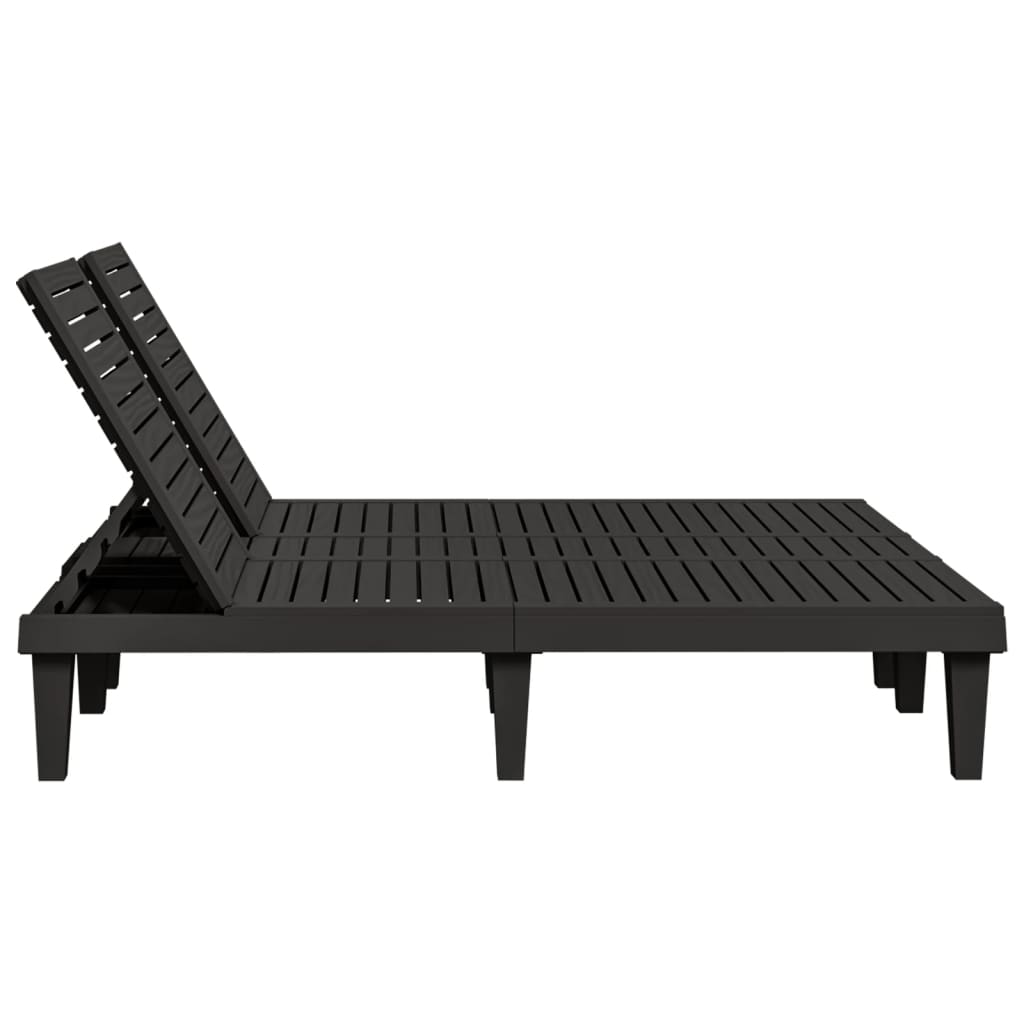 Tumbona Doble De Polipropileno 155X138X83 Cm