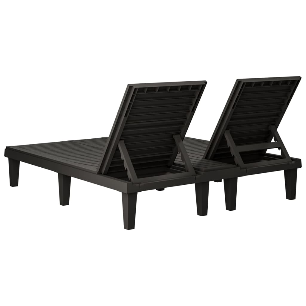 Tumbona Doble De Polipropileno 155X138X83 Cm