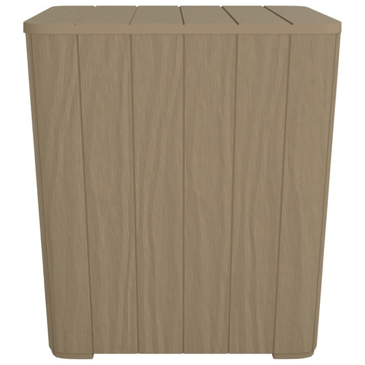 Mesa De Jardín Con Tapa Extraíble Polipropileno Claro