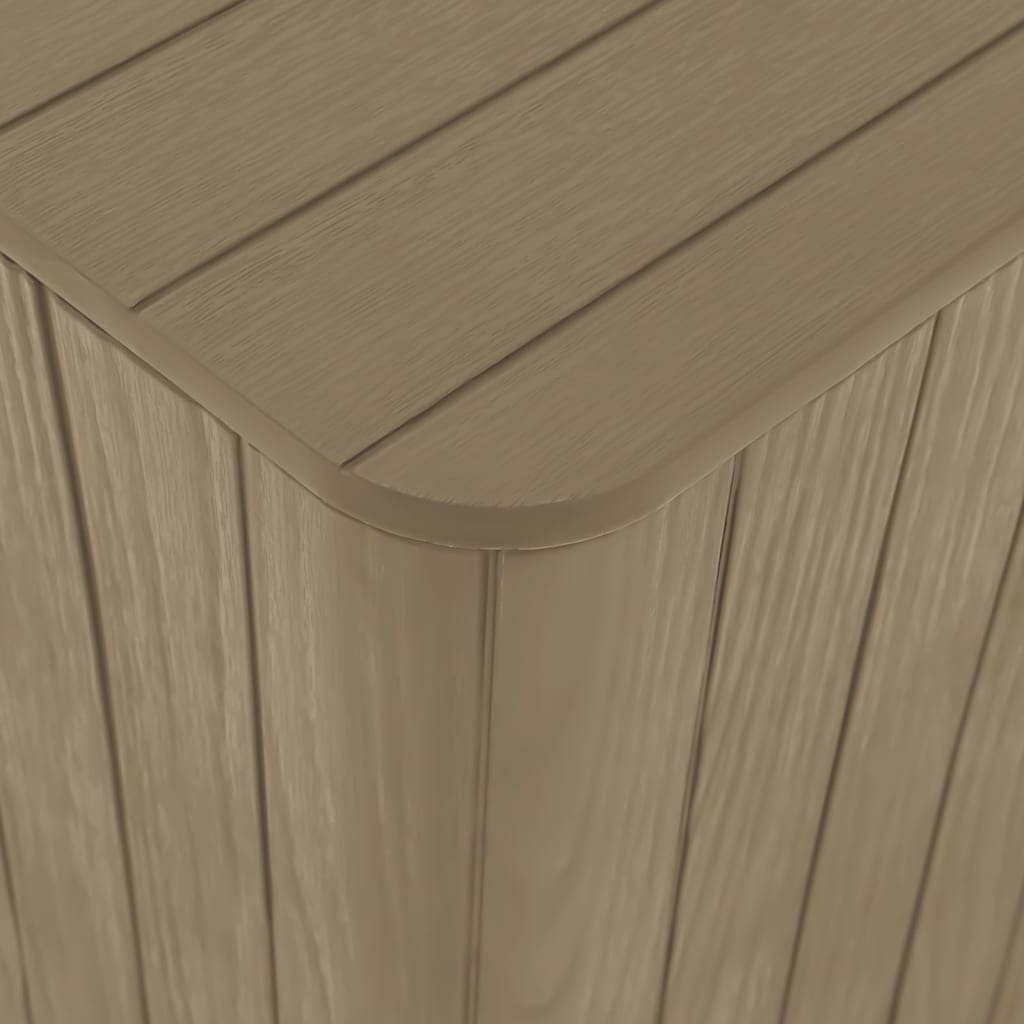 Mesa De Jardín Con Tapa Extraíble Polipropileno Claro