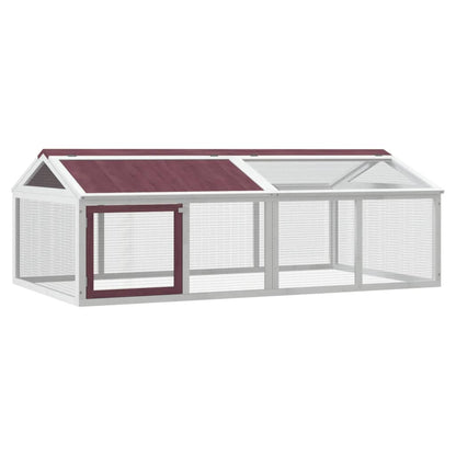Corral De Animales Madera Maciza Pino 200X112,5X74 Cm