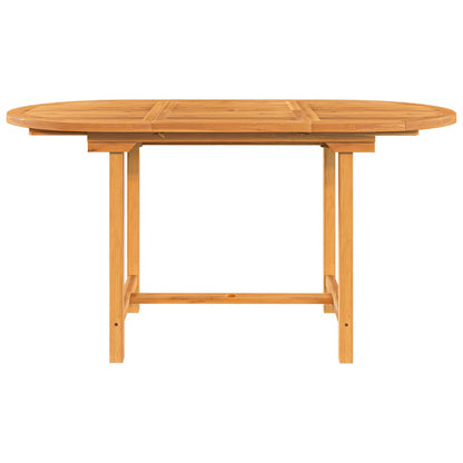 Mesa De Jardín Extensible Madera Maciza Teca 110-