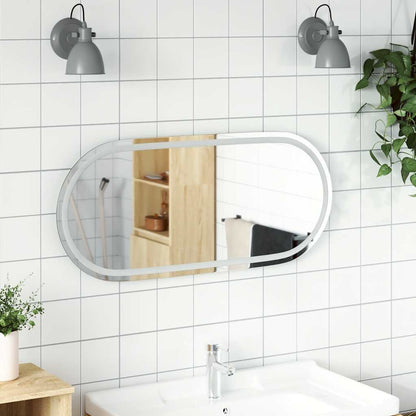 Espejo De Baño Led Ovalado