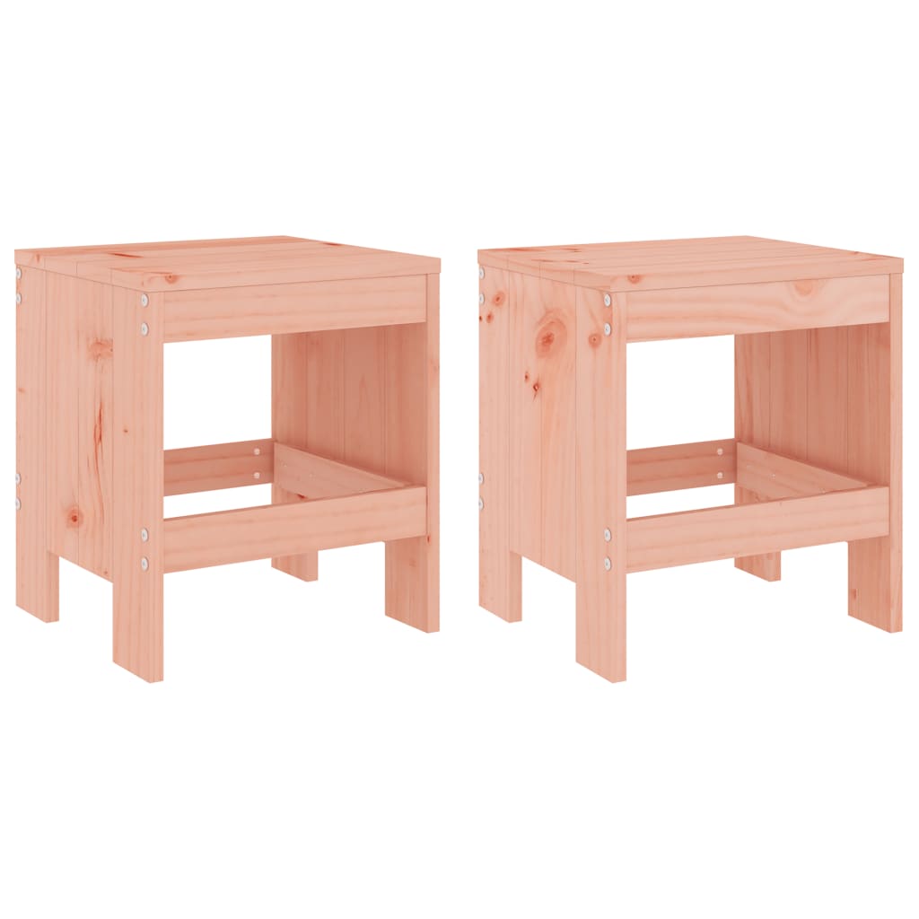 Mesa Y Sillas De Jardín 3 Pzas Madera Maciza Douglas