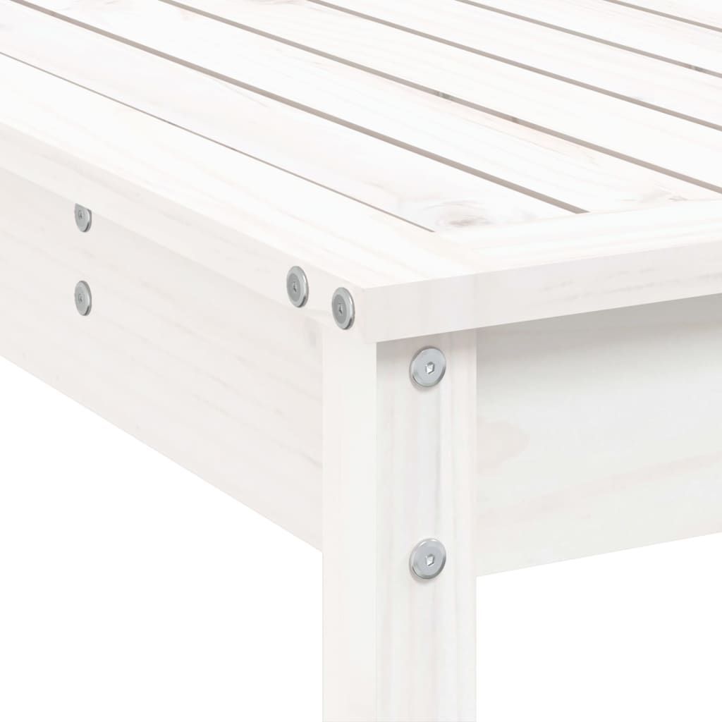 Set De Mesa Y Taburetes Altos Jardín 3 Pzas Madera