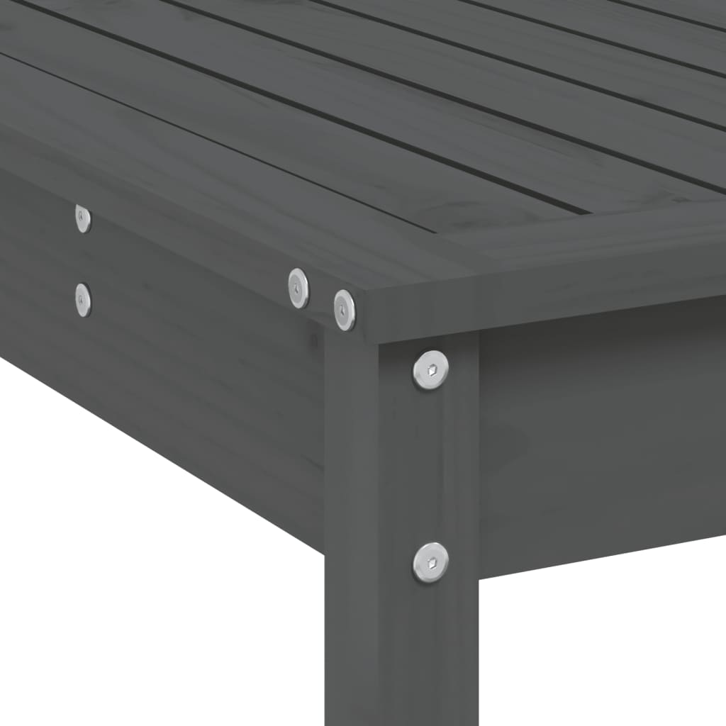 Set De Mesa Y Taburetes Altos Jardín 5 Piezas Madera