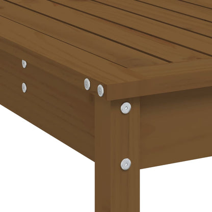 Mesa Y Taburetes Altos De Jardín 5 Pzas Madera