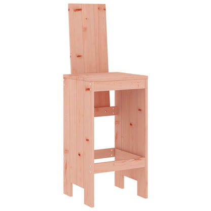 Mesa Alta Y Taburetes De Jardín 5 Piezas Madera Maciza Douglas
