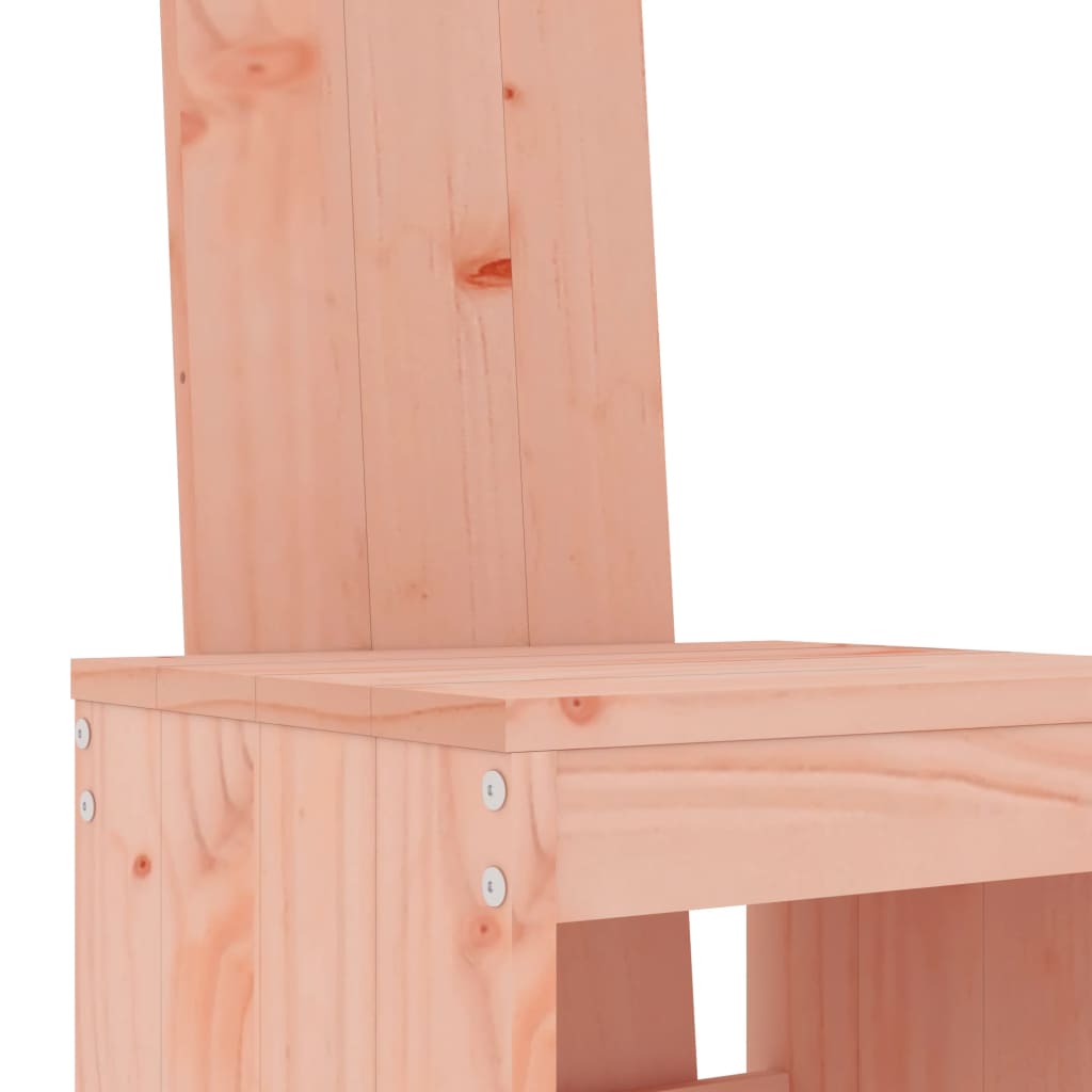 Mesa Alta Y Taburetes De Jardín 5 Piezas Madera Maciza Douglas