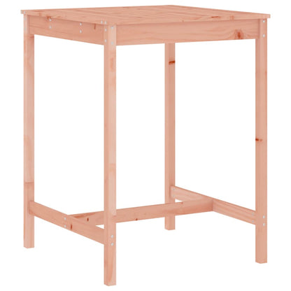Mesa Alta Y Taburetes De Jardín 5 Piezas Madera Maciza Douglas