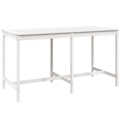 Mesa Y Taburetes Altos Jardín 9 Pzas Madera Maciza