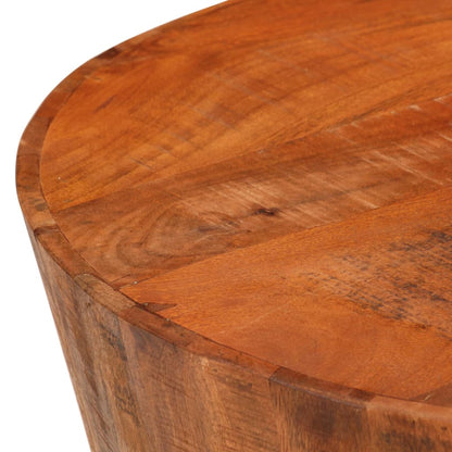 Mesa De Centro De Madera Maciza De Mango Rugosa