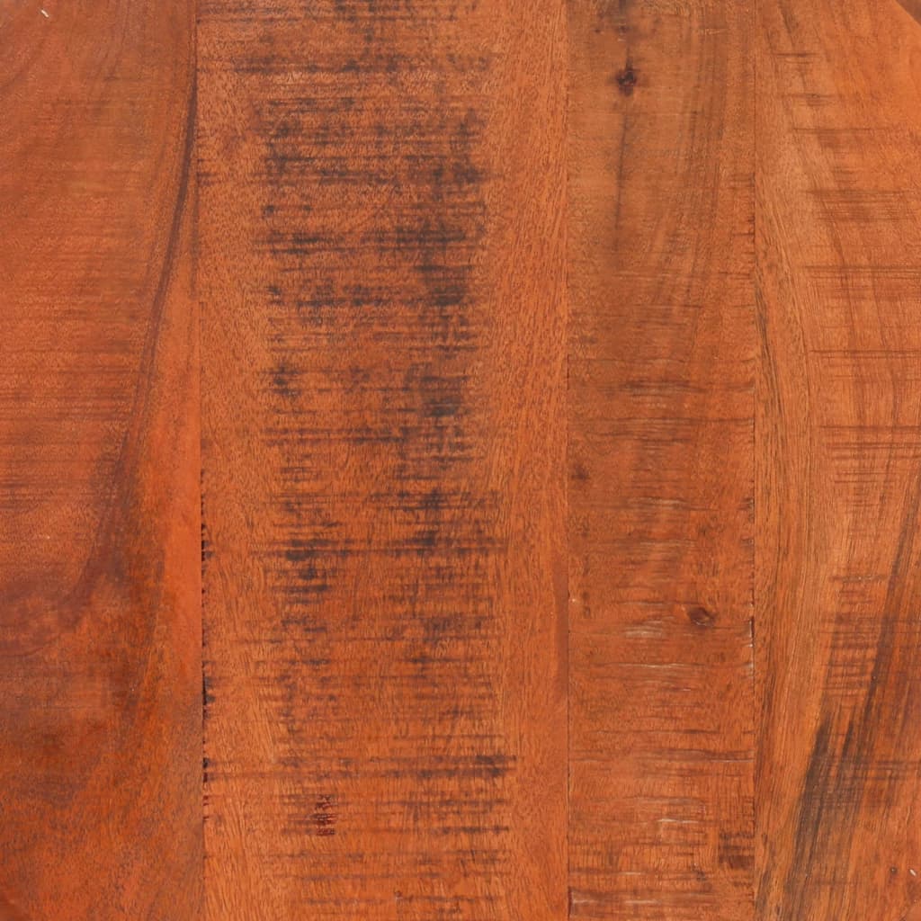 Mesa De Centro De Madera Maciza De Mango Rugosa