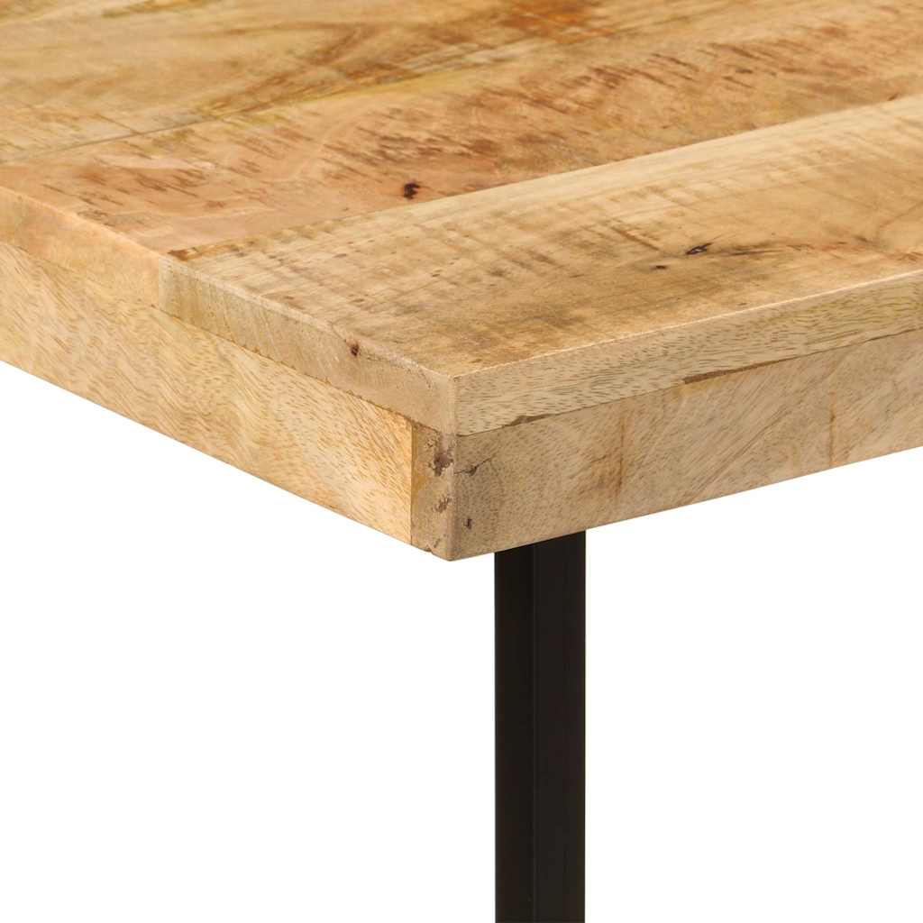 Escritorio Madera Maciza Mango Y Hierro 165X110X77 Cm