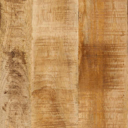 Escritorio Madera Maciza Mango Y Hierro 165X110X77 Cm