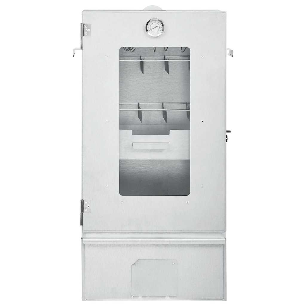 Horno Ahumador De Barbacoa Con Mesa Acero Galvanizado