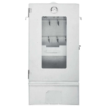 Horno Ahumador De Barbacoa Con Mesa Acero Galvanizado