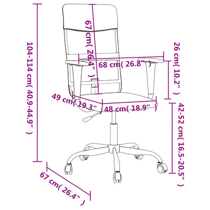 Silla De Oficina Altura Ajustable Tela