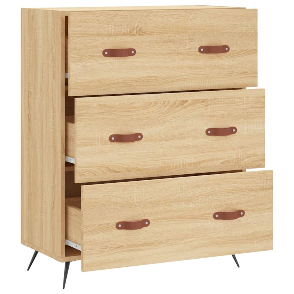 Cómoda Madera De Ingeniería 69,5X34X90 Cm