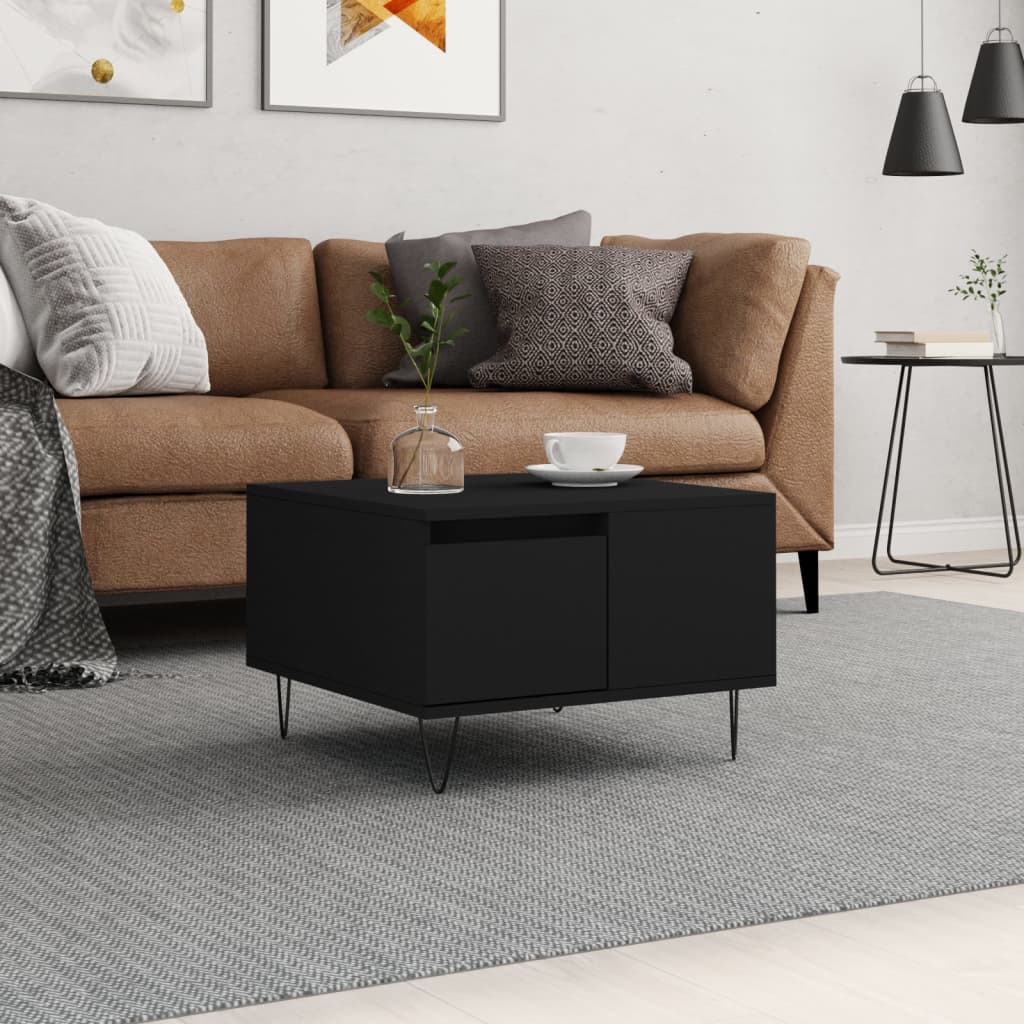 Mesa De Centro Madera Contrachapada 55X55X36,5 Cm