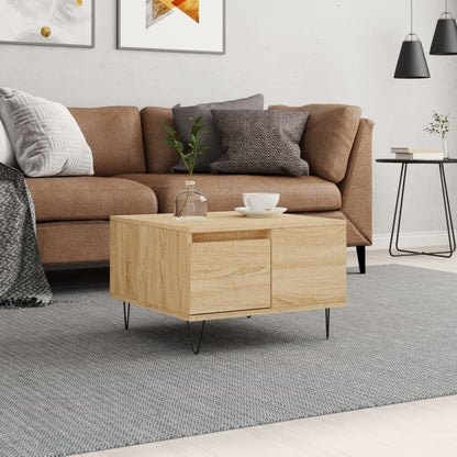 Mesa De Centro Madera Contrachapada 55X55X36,5 Cm