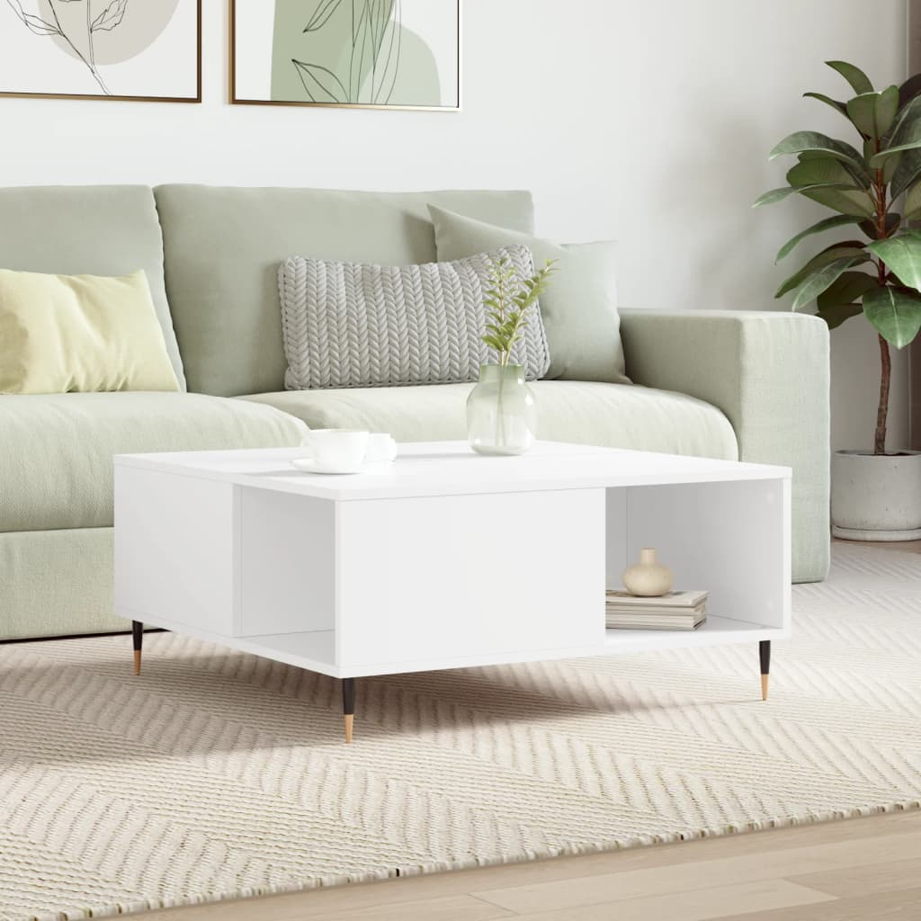 Mesa De Centro Madera Contrachapada 80X80X36,5 Cm