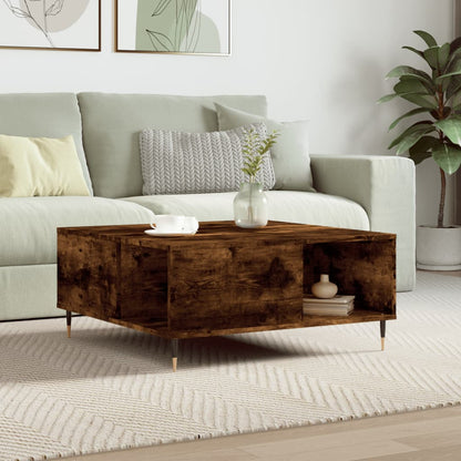 Mesa De Centro Madera Contrachapada 80X80X36,5 Cm