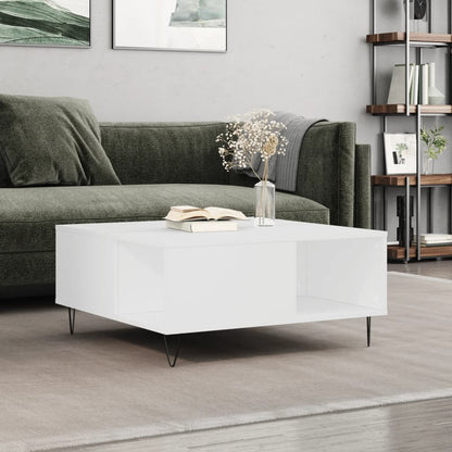 Mesa De Centro Madera Contrachapada 80X80X36,5 Cm