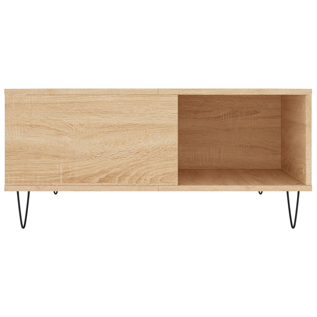 Mesa De Centro Madera Contrachapada 80X80X36,5 Cm